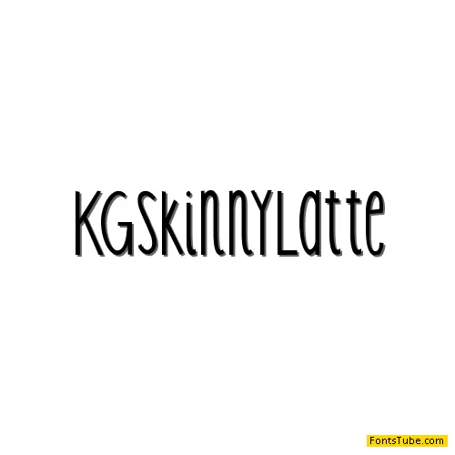 KG Skinny Latte Font