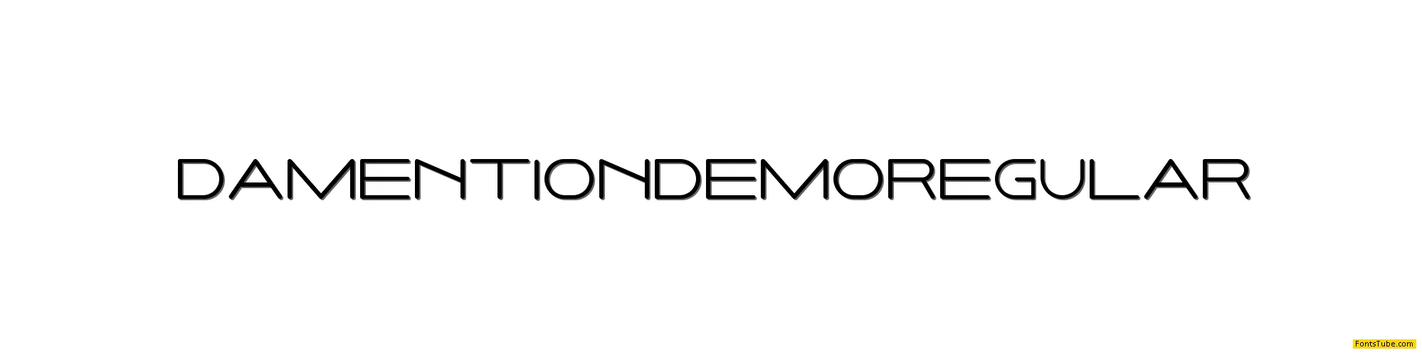 Damention Demo Font