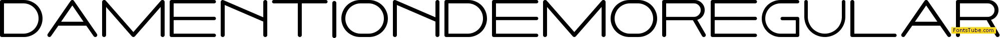 Damention Demo Font