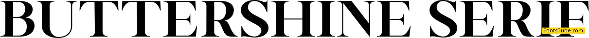 Buttershine Serif