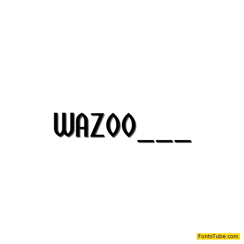 Wazoo Font Family