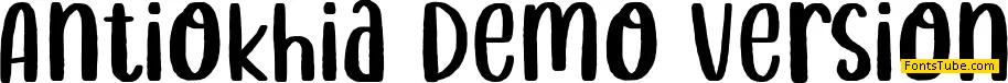 Antiokhia Demo Version Font