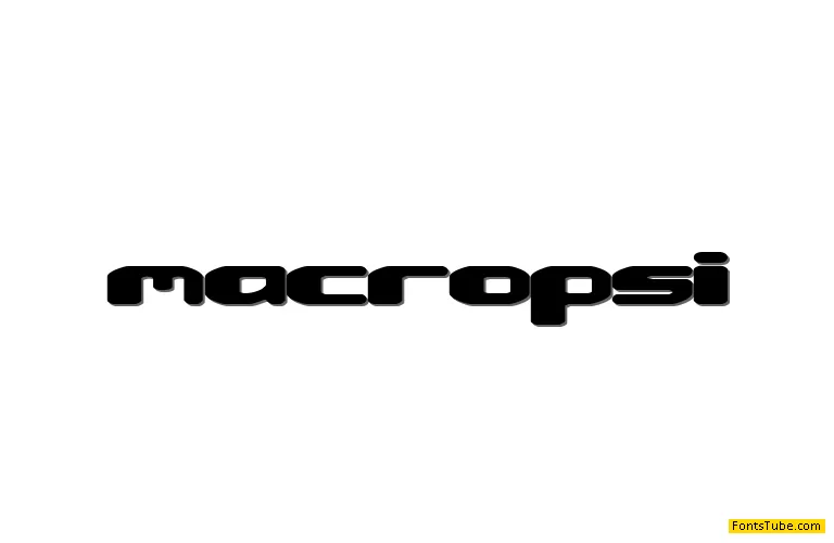 Macropsia BRK Font