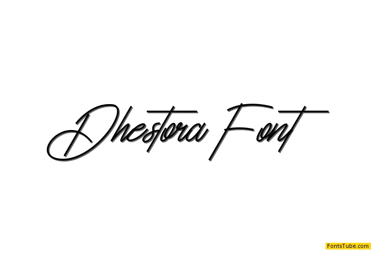 Dhestora Font