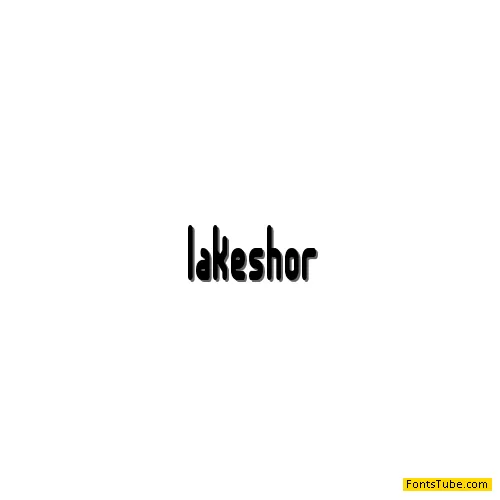 Lakeshore BRK Font