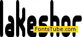 Lakeshore BRK Font
