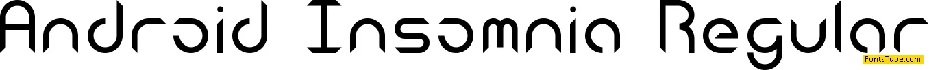 Android Insomnia Font