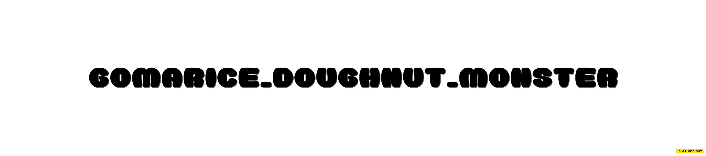 Doughnut Monster__G Font