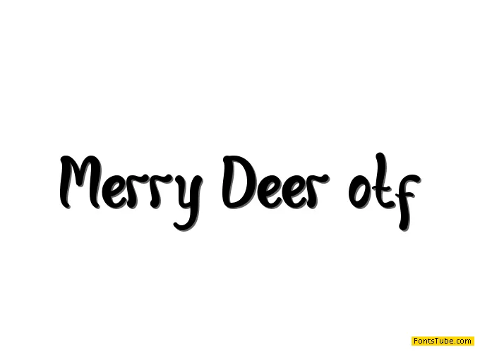 Merry Deer Font