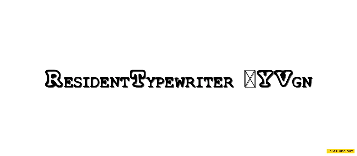 Resident Typewriter