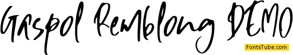 Gaspol Remblong Font