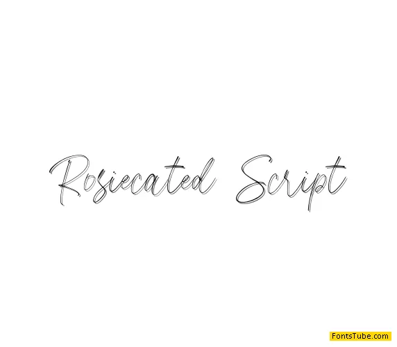 Demo Rosiecated Font