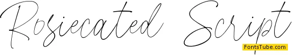 Demo Rosiecated Font