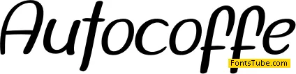 Autocoffe Font