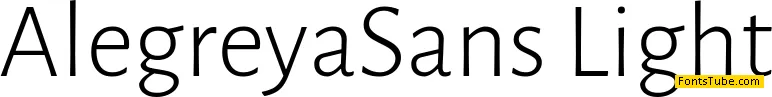 Alegreya Sans Font Family