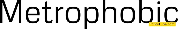Metrophobic Font