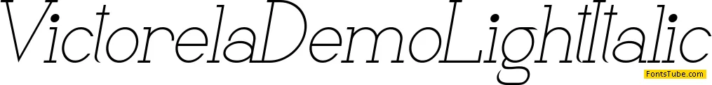 Victorela Demo Font Family
