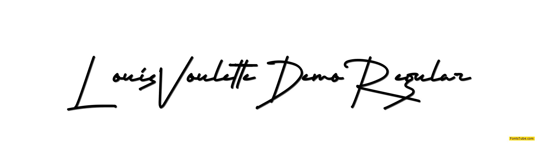 Louis Voulette Demo Font