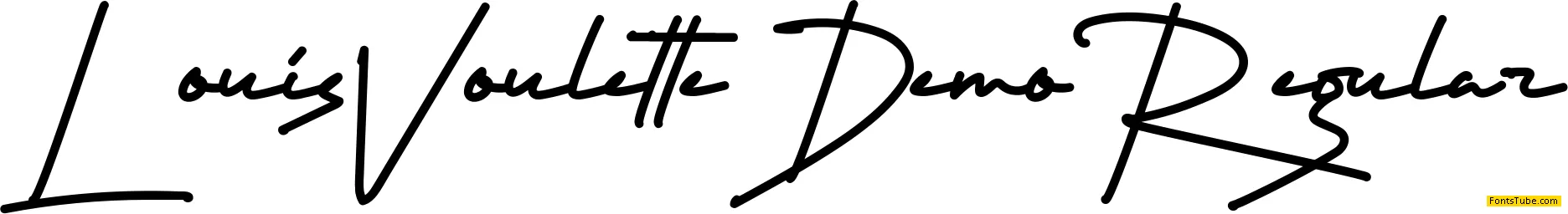 Louis Voulette Demo Font