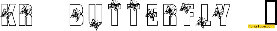 KR Butterfly 3 Font