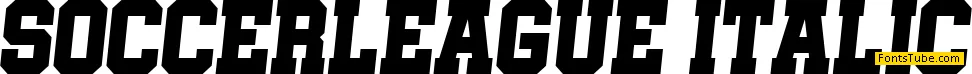 Soccer League Font Family
