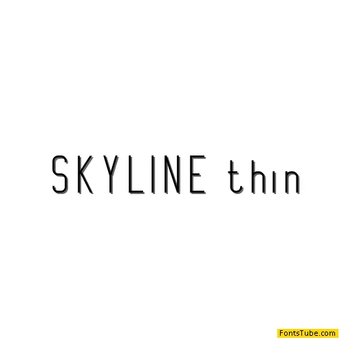 SKYLINE Font Family