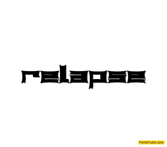 Relapse BRK Font