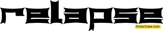 Relapse BRK Font