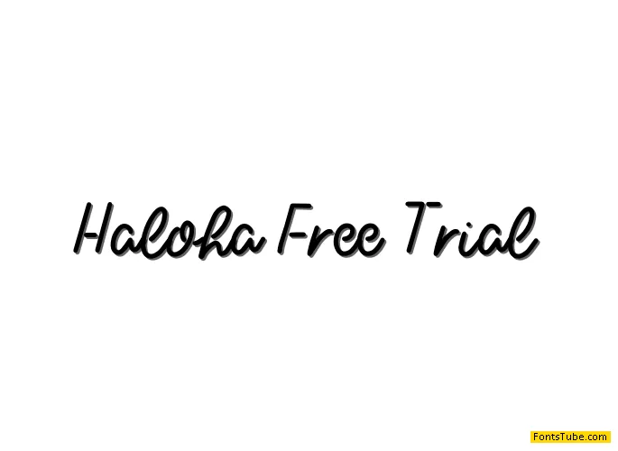 Haloha Free Trial Font
