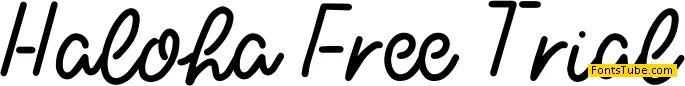 Haloha Free Trial Font