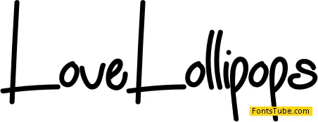 Love Lollipops Font