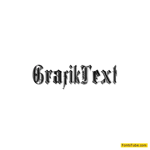 Grafik Text Font