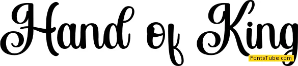 Hand of King Font