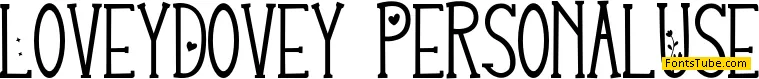 Lovey Dovey Font