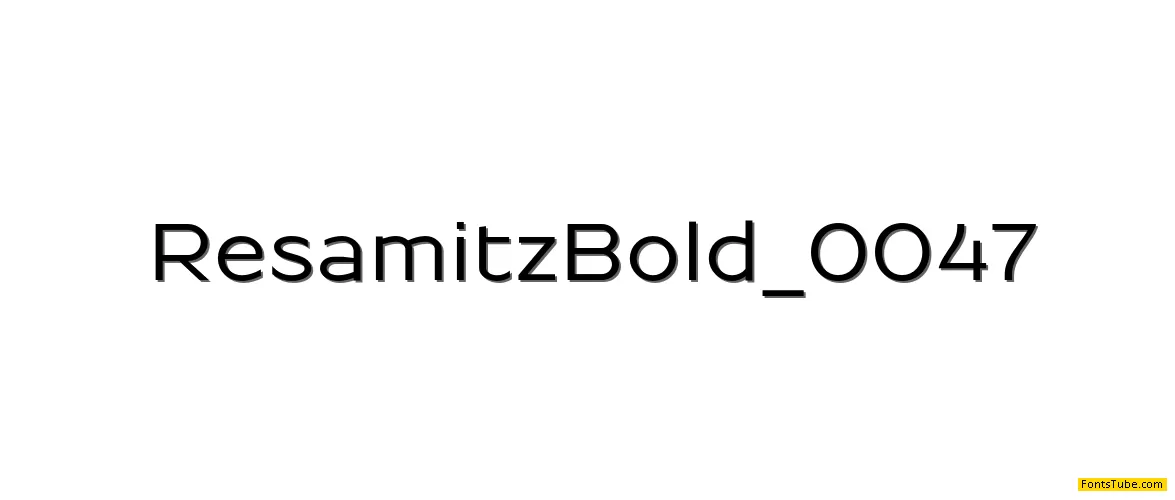Resamitz Font Family