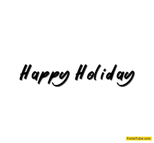 Happy Holiday
