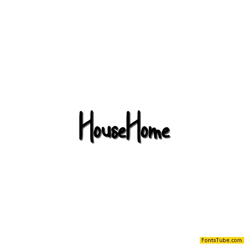 House Home Font