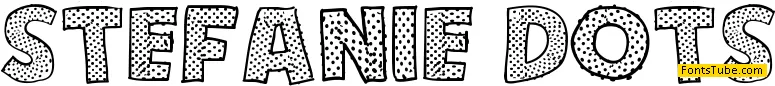 Stefanie Dots Font