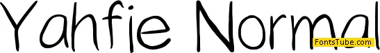 Yahfie Font Family
