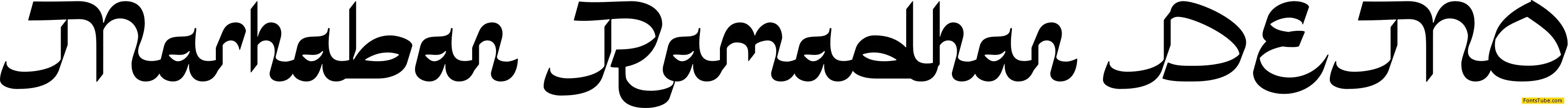 Marhaban Ramadhan DEMO Font
