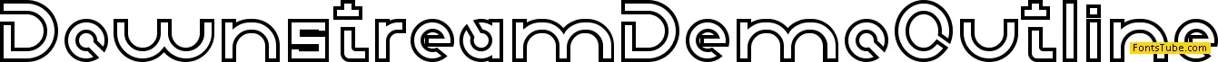 Downstream Demo Font Family