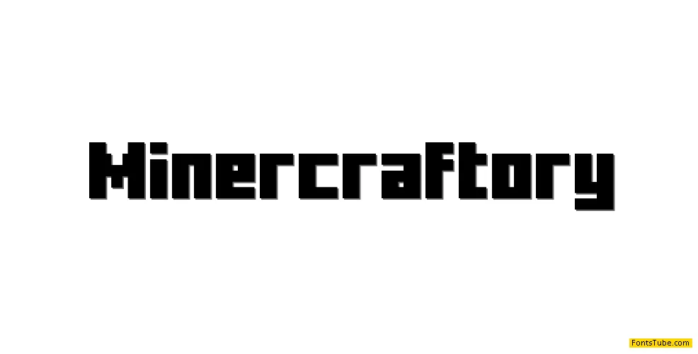 Minercraftory Font