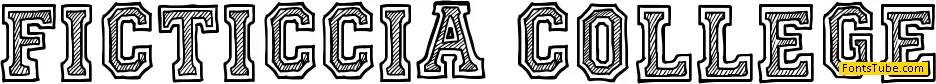 Ficticcia College Font