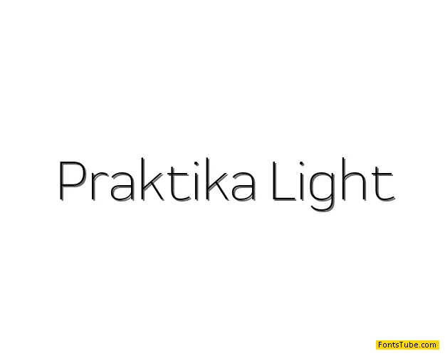 Praktika Font Family