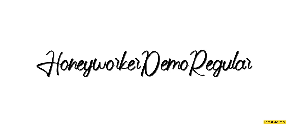 Honeyworker Demo Font