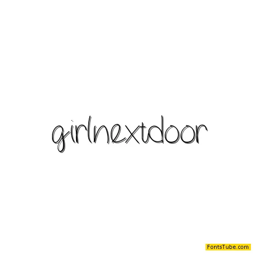 Girl Next Door Font