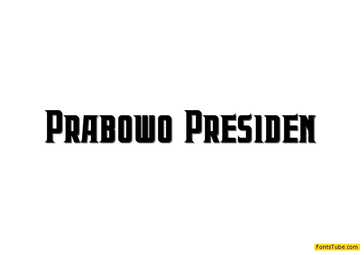 Prabowo Font