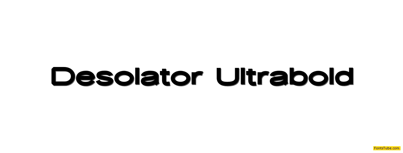 Desolator Font Family