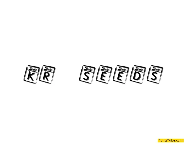 KR Seeds Font