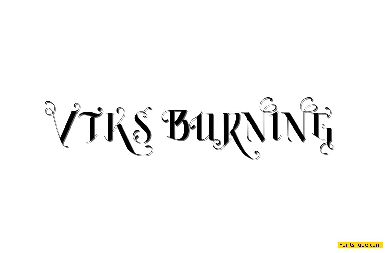 Vtks Burning Font